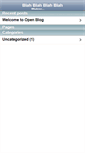 Mobile Screenshot of blahblahblahblah.com