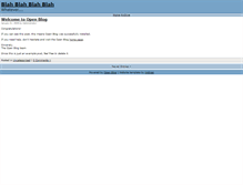 Tablet Screenshot of blahblahblahblah.com